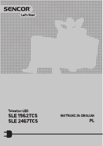 Instrukcja Sencor SLE 1962TCS Telewizor LED