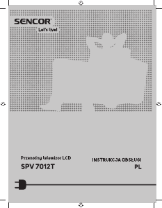 Instrukcja Sencor SPV 7012T Telewizor LCD
