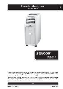 Instrukcja Sencor SAC MT9011C Klimatyzator