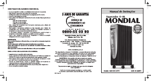 Manual Mondial A-06 Aquecedor