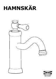 Rokasgrāmata IKEA HAMNSKAR Ūdens maisītājs