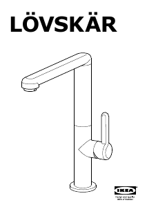 Használati útmutató IKEA LOVSKAR Csaptelep