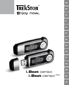 Manual TrekStor i.Beat censo FM Leitor Mp3