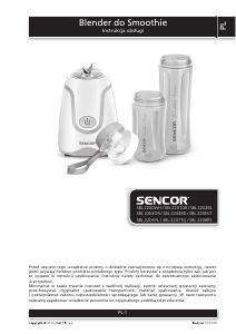 Instrukcja Sencor SBL 2207TQ Blender