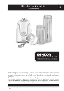 Instrukcja Sencor SBL 2205VT Blender