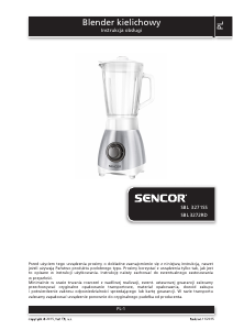 Instrukcja Sencor SBL 3271SS Blender