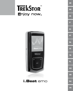 Kullanım kılavuzu TrekStor i.Beat emo Mp3 çalar