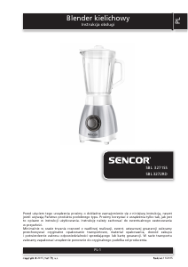 Instrukcja Sencor SBL 3272RD Blender