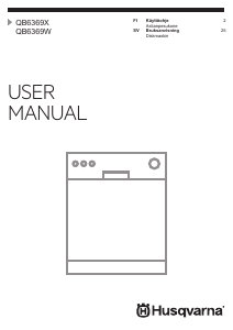 Käyttöohje Husqvarna QB6369X Astianpesukone