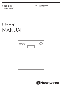 Bruksanvisning Husqvarna QB4263W Diskmaskin