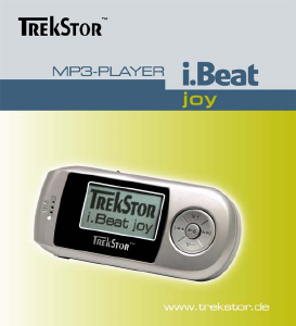 Bedienungsanleitung TrekStor i.Beat joy Mp3 player