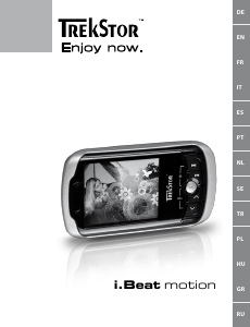 Bruksanvisning TrekStor i.Beat motion Mp3 spelare