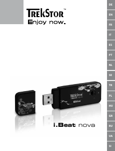 Használati útmutató TrekStor i.Beat nova MP3-lejátszó