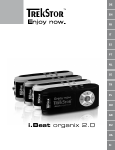 Mode d’emploi TrekStor i.Beat organix 2.0 Lecteur Mp3