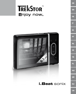 Manual TrekStor i.Beat sonix Leitor Mp3