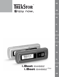 Kullanım kılavuzu TrekStor i.Beat sweez FM Mp3 çalar