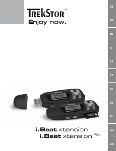 Használati útmutató TrekStor i.Beat xtension FM MP3-lejátszó