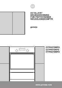 Bruksanvisning Gorenje EITP6575XPD Komfyr