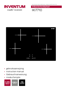 Mode d’emploi Inventum IKI7710 Table de cuisson