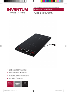 Handleiding Inventum VKI3010ZWA Kookplaat