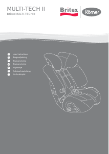 Bruksanvisning Britax-Römer Multi-Tech 2 Bilbarnstol