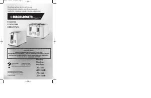 Manual de uso Black and Decker T2560B Tostador