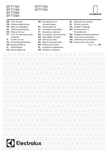 Manual Electrolux KFT716X Cooker Hood