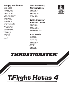 Manual Thrustmaster T.Flight Hotas 4 Controlador do jogo