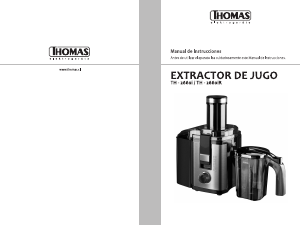 Manual de uso Thomas TH-2660I Licuadora