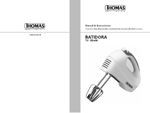 Manual de uso Thomas TH-8810M Batidora de varillas