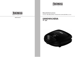 Manual de uso Thomas TH-962 Grill de contacto