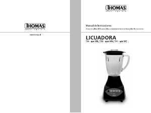 Manual de uso Thomas TH-401VC Batidora