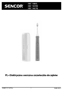 Instrukcja Sencor SOC 1102TQ Szczoteczka elektryczna