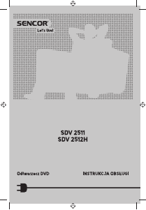 Instrukcja Sencor SDV 2512H Odtwarzacz DVD
