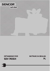 Instrukcja Sencor SDV 7406H Odtwarzacz DVD