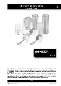Instrukcja Sencor SBL 2310 Blender