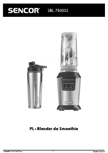 Instrukcja Sencor SBL 7500SS Blender