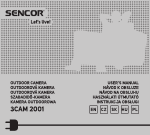 Instrukcja Sencor 3CAM 2001 Action cam