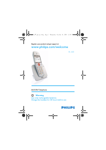 Manual Philips XL6601C Wireless Phone