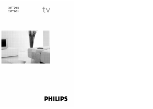 Manual de uso Philips 21PT5402 Televisor