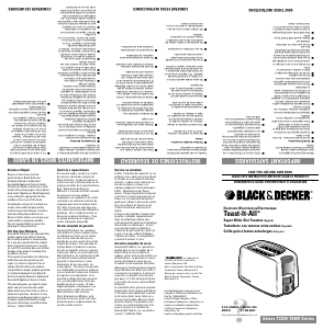 Manual de uso Black and Decker T2200 Tostador