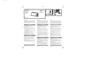 Manual de uso Black and Decker T2750 LongSlot Tostador