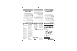 Manual de uso Black and Decker T4004 OptiToast Tostador