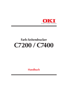 Bedienungsanleitung OKI C7400 Drucker