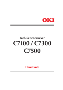 Bedienungsanleitung OKI C7500 Drucker