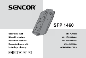 Instrukcja Sencor SFP 1460 Odtwarzacz Mp3