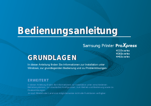 Bedienungsanleitung Samsung ProXpress M3325ND Drucker