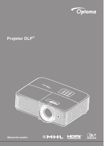 Manual Optoma DH350 Projetor