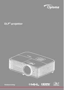 Bruksanvisning Optoma X308STe Projektor