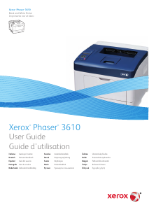 Bedienungsanleitung Xerox Phaser 3610 Drucker